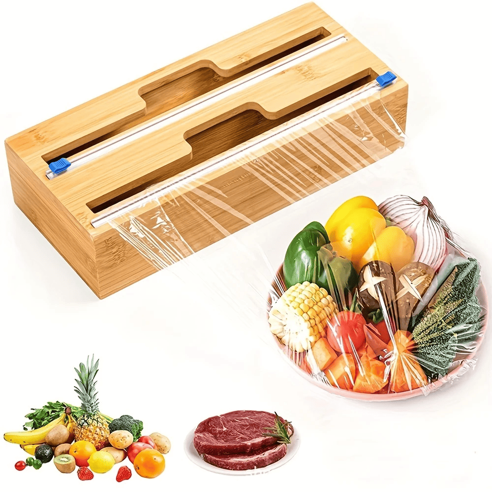 Porta Rolos Duplo de Bambu Casazinha
