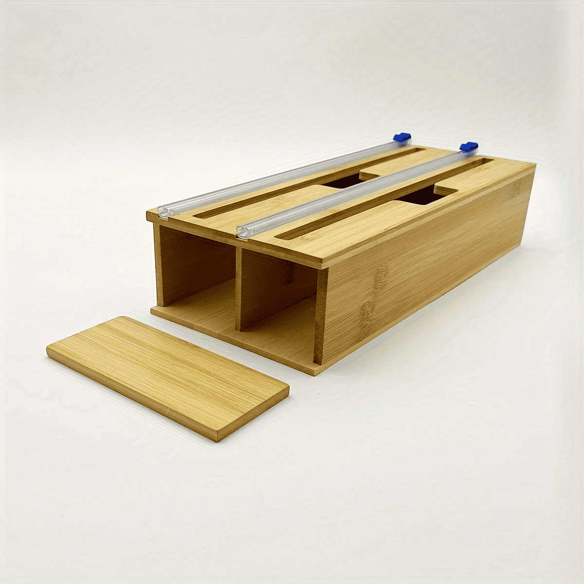 Porta Rolos Duplo de Bambu Casazinha