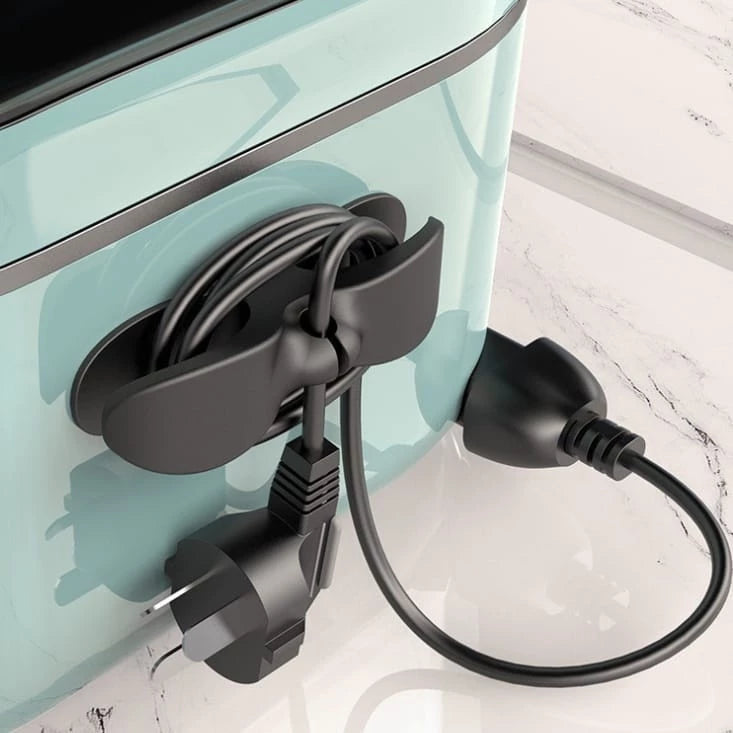 Organize seus cabos com nossos clips flexíveis