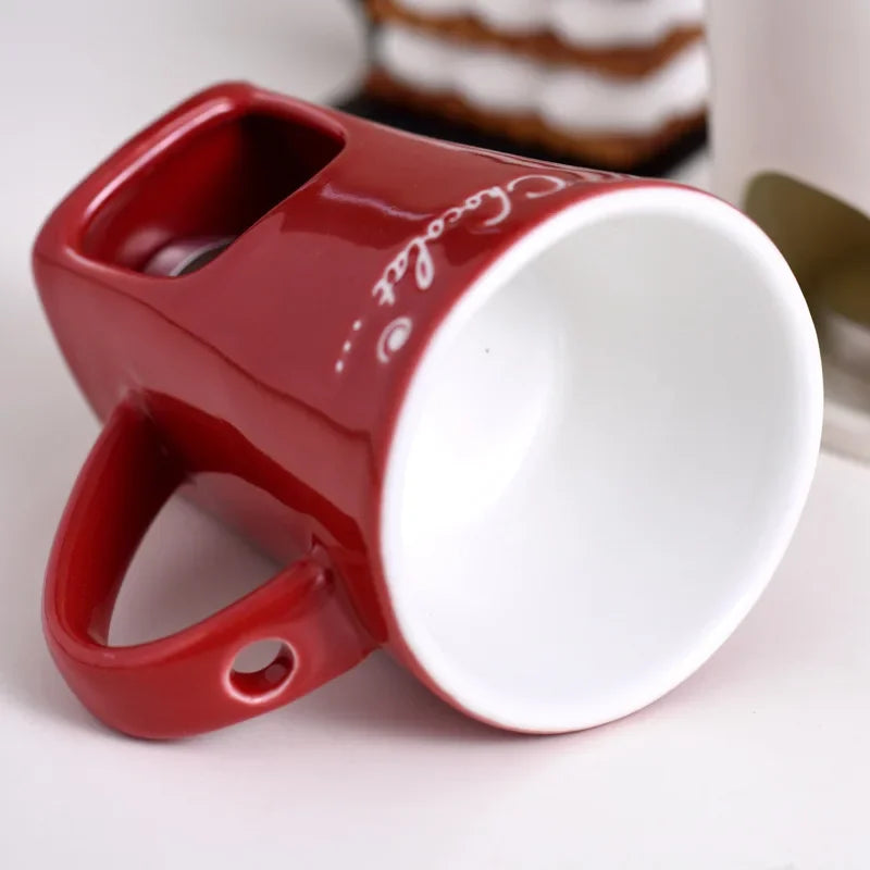 Caneca de Porcelana que Derrete Chocolate Casazinha
