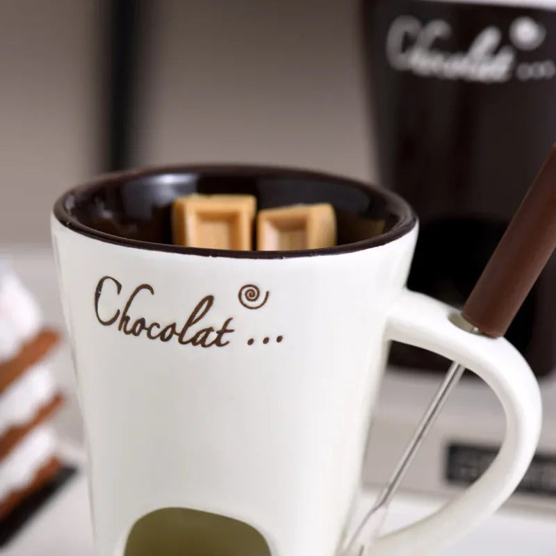 Caneca de Porcelana que Derrete Chocolate Casazinha