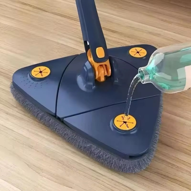 Mop giratório de limpeza triangular 360°