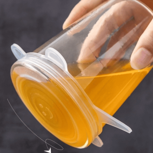 Tampas de Silicone Reutilizáveis Kit 6 Pcs - Casazinha