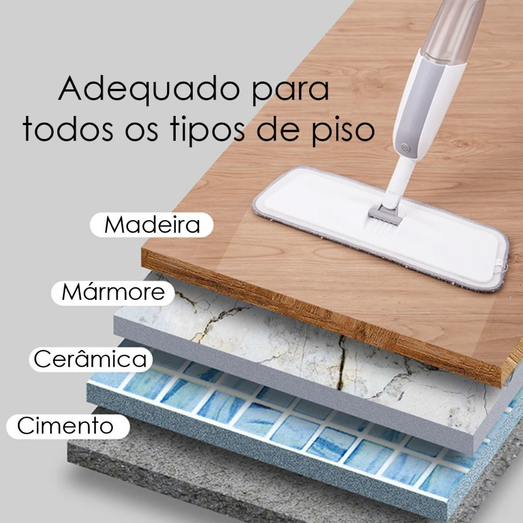 Mop de Limpeza com Spray Integrado Casazinha