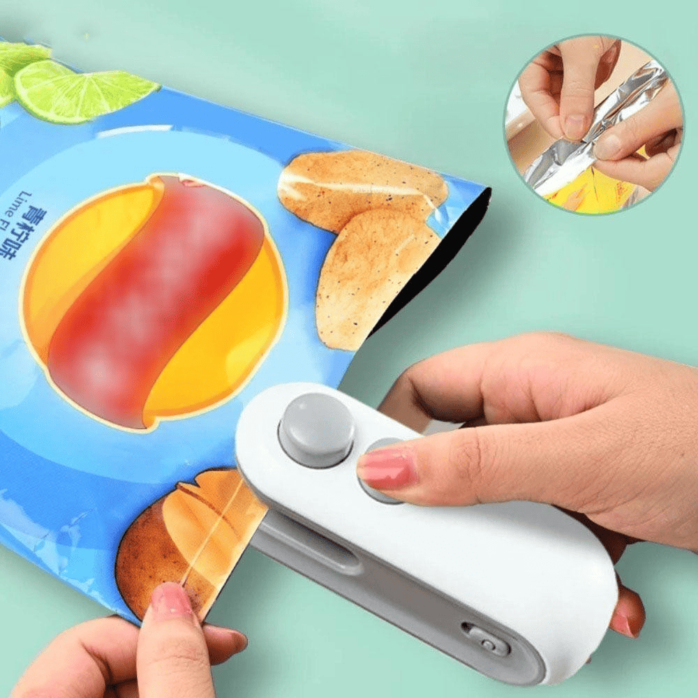 Mini Seladora de Embalagens e Sacos de Alimentos