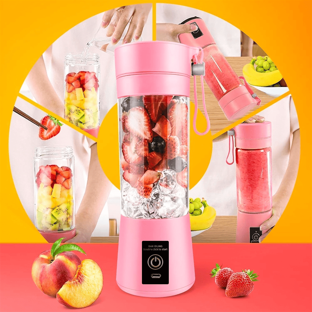 Mini Liquidificador Portátil Recarregável 2 em 1