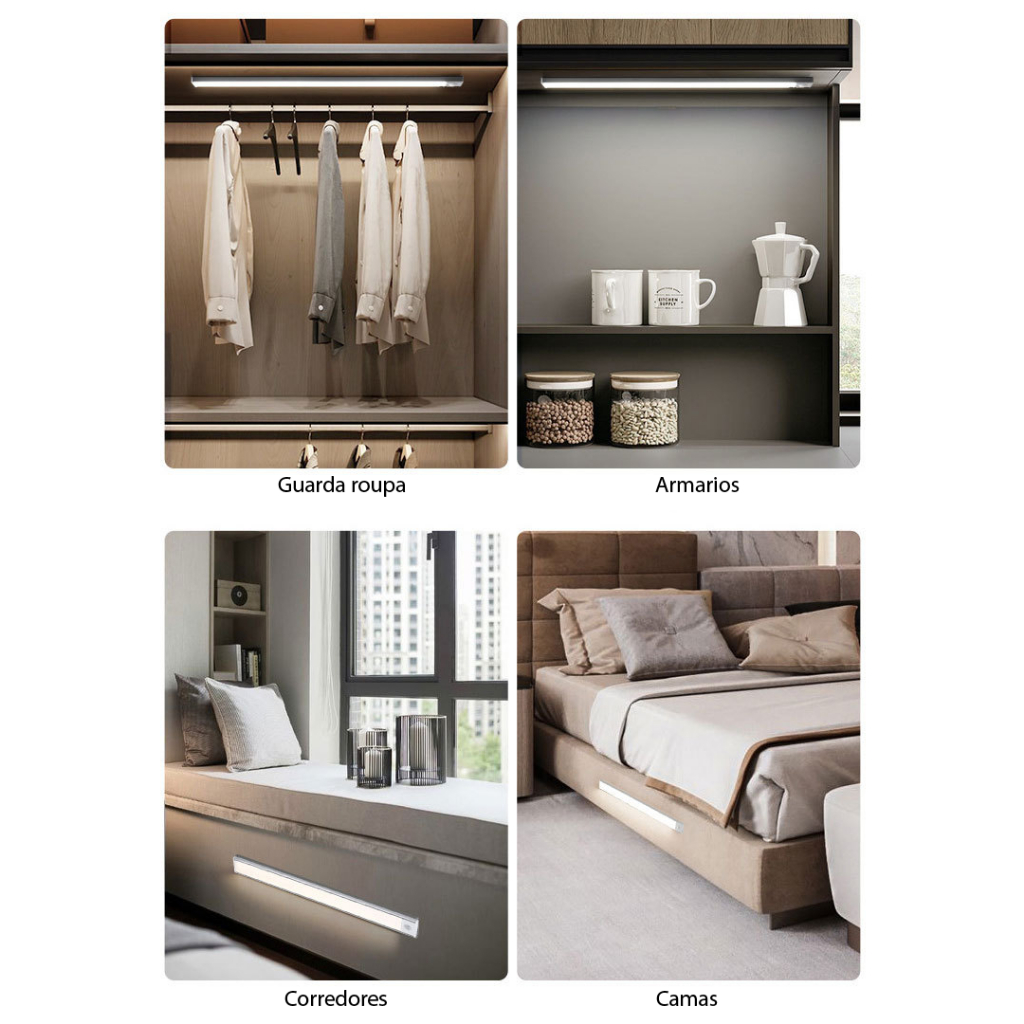 Luz com Sensor de Movimento Decorativa Casazinha