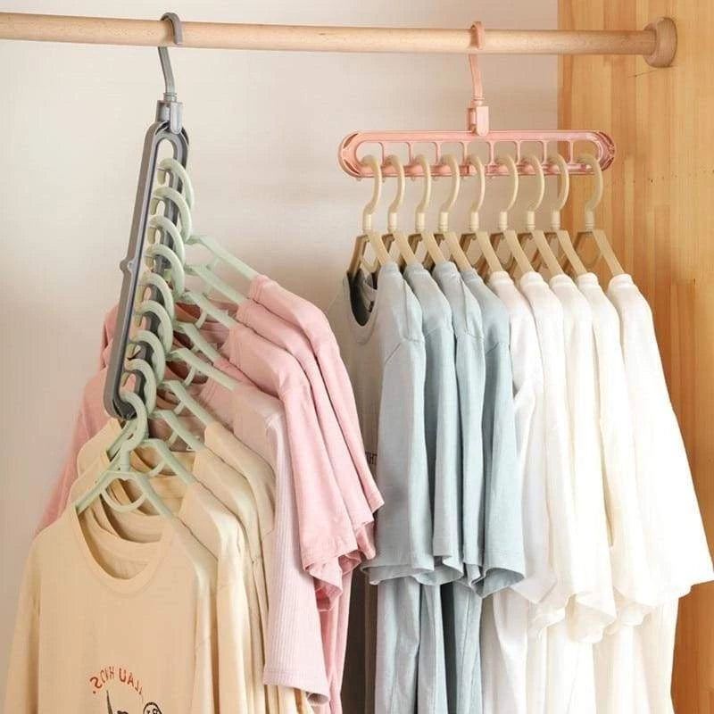 Cabide girátório organizador de guarda roupas