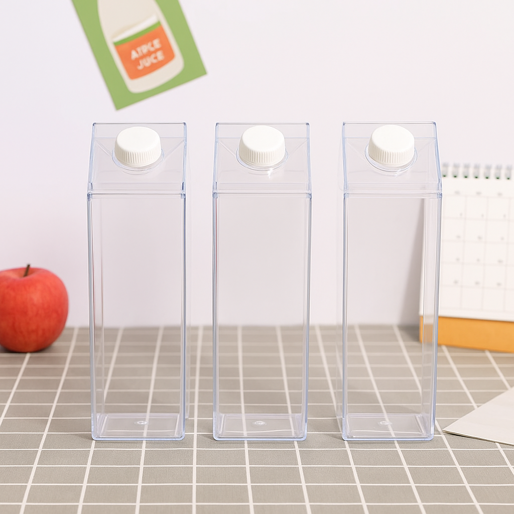 Garrafa de Acrílico transparente 1L - Casazinha