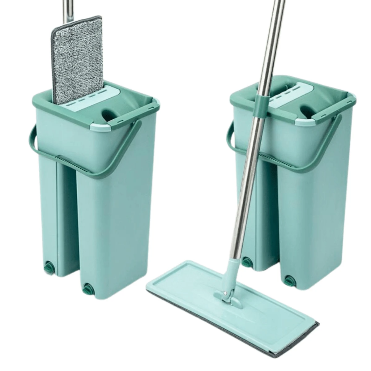 Mop 2 em 1 com Balde Duplo Auto Limpante Casazinha