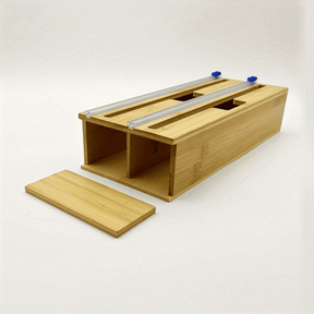 Porta Rolos Duplo de Bambu Casazinha