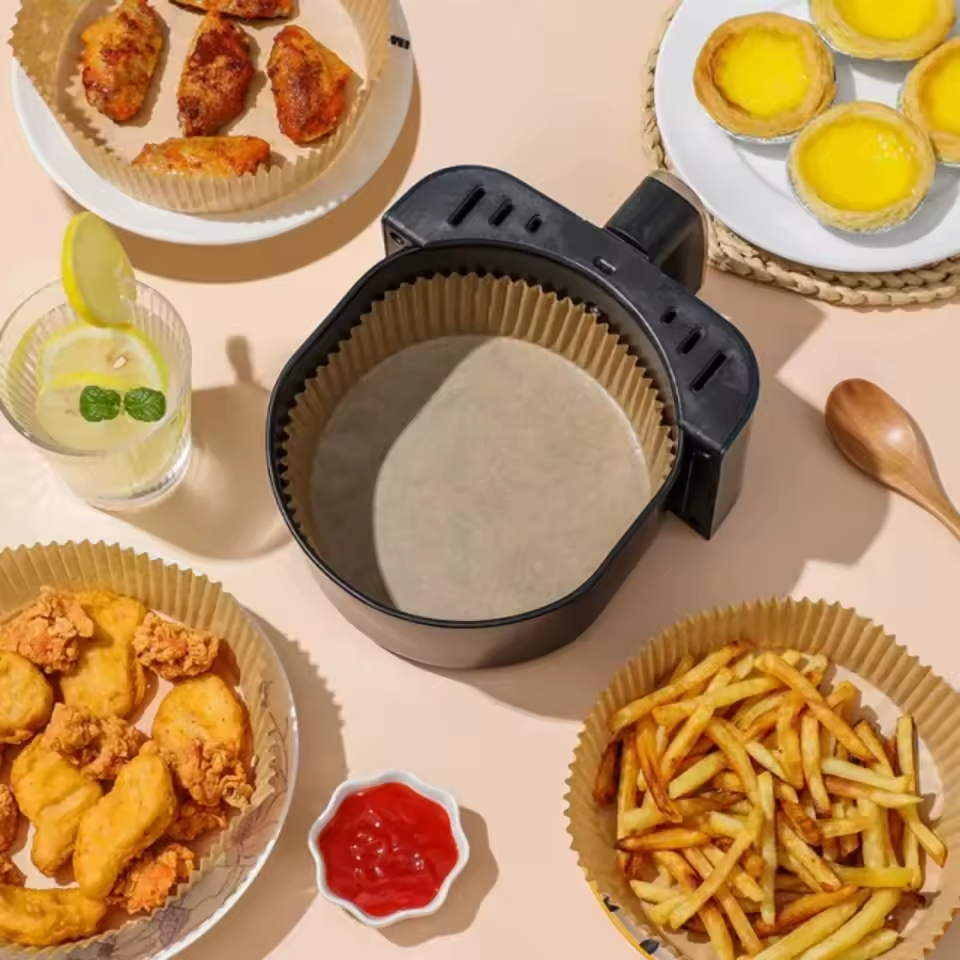 Formas de Papel Descartável para Fritadeira Air Fryer