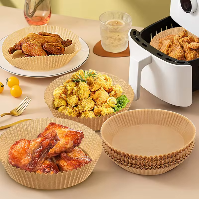 Formas de Papel Descartável para Fritadeira Air Fryer