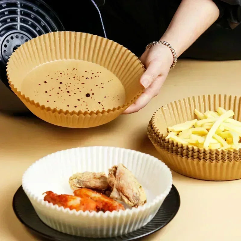 Formas de Papel Descartável para Fritadeira Air Fryer