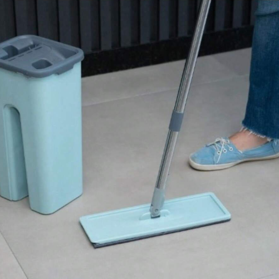 Mop 2 em 1 com Balde Duplo Auto Limpante Casazinha