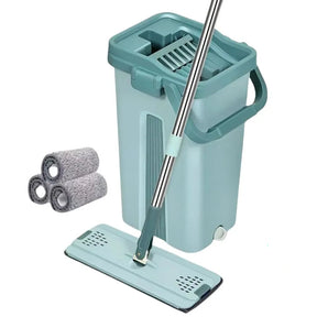 Mop 2 em 1 com Balde Duplo Auto Limpante Casazinha