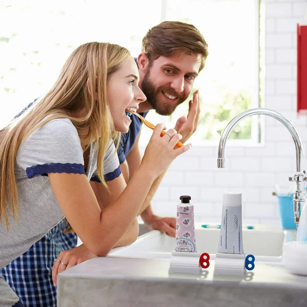 Suporte para Pasta de Dente Giratório