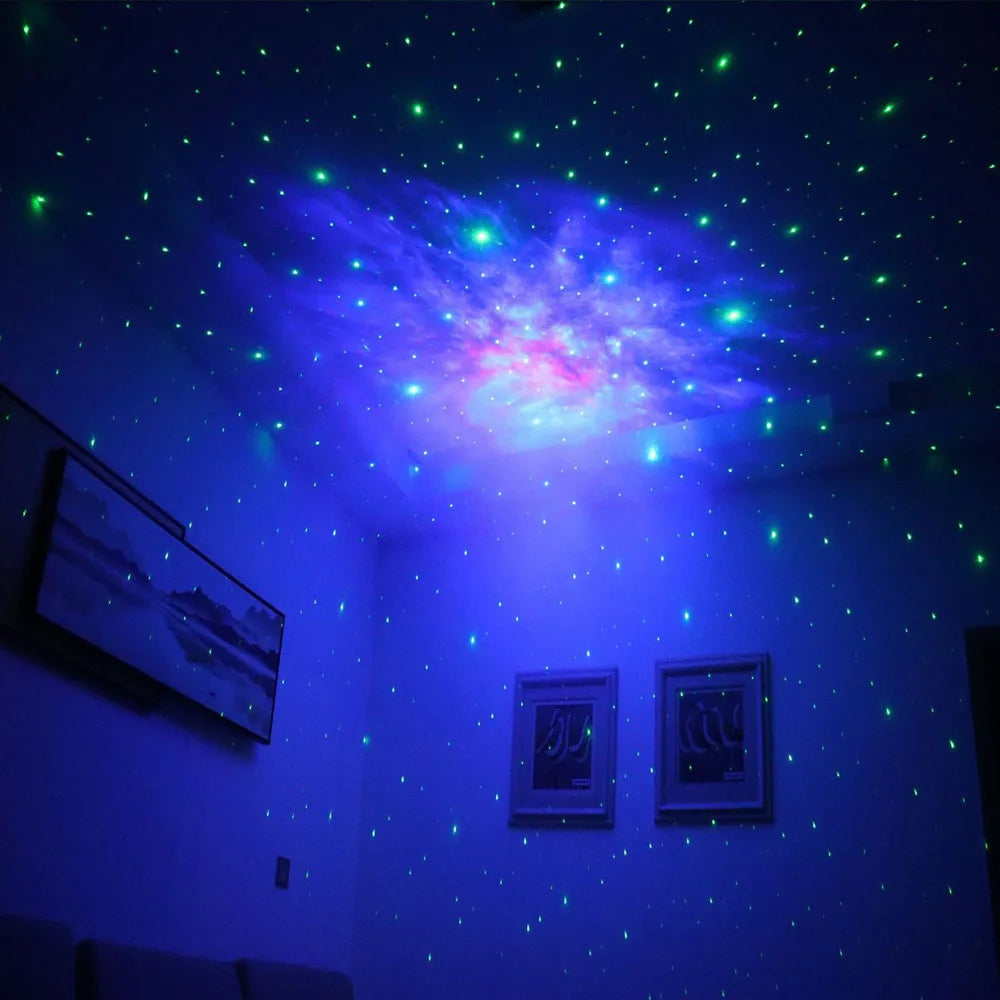 Luminária Projetora Mini Astronauta Céu Estrelado