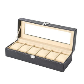Estojo Porta Relogio 6 Slot