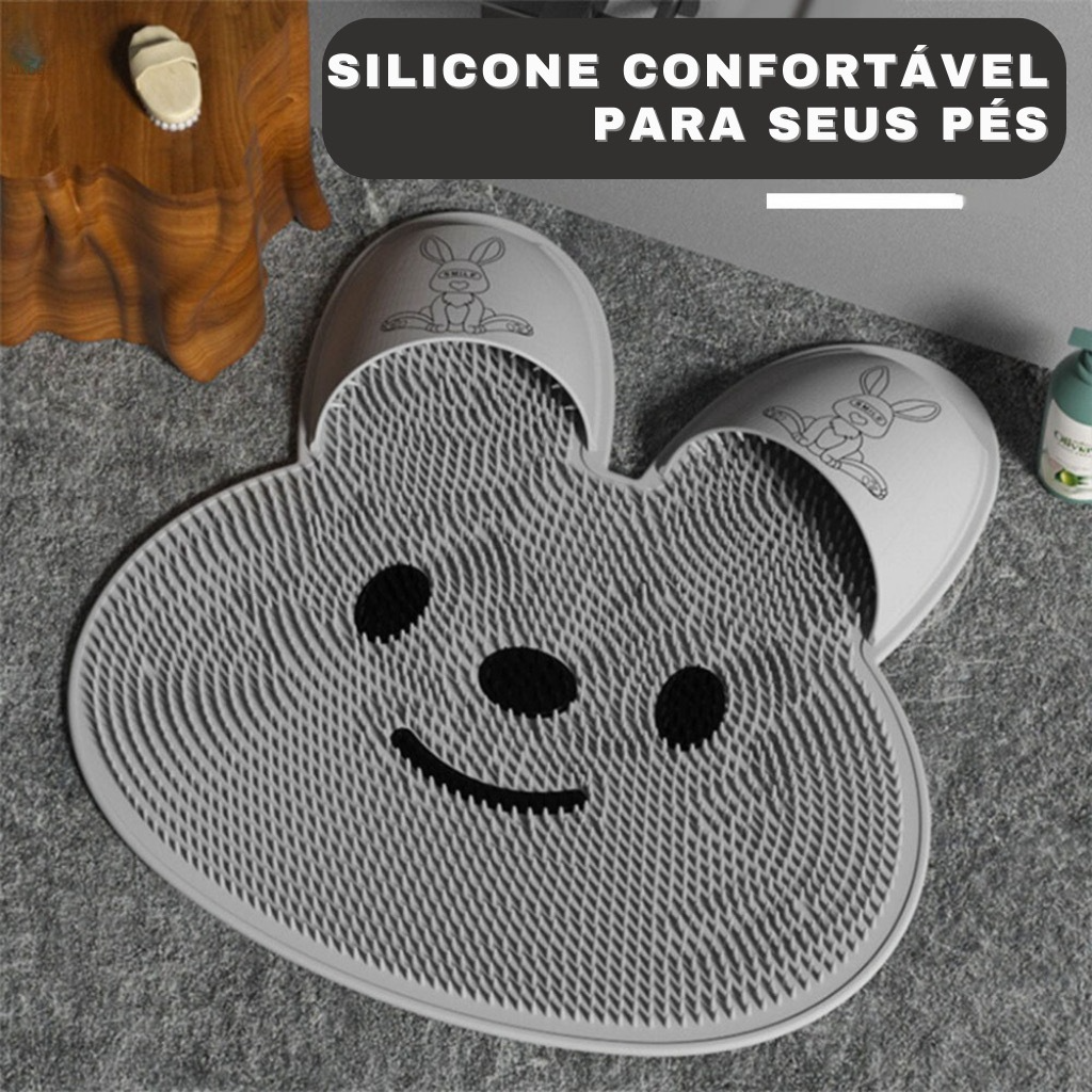Tapete de Banho Antiderrapante de Silicone – Casazinha
