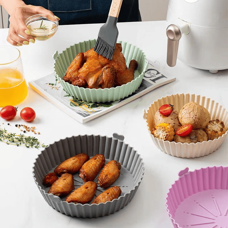 Bandeja de Silicone para AirFryer Reutilizável