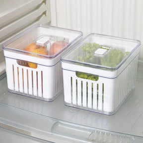 Kit organizador de geladeira conjunto com 4