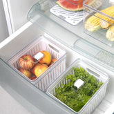 Kit organizador de geladeira conjunto com 4