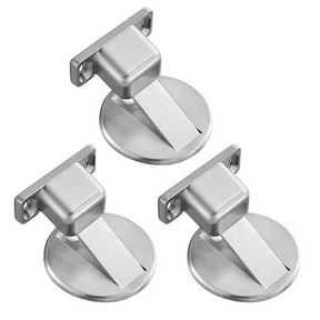 Kit com 4 Batentes de Porta Inox Magnético - Casazinha
