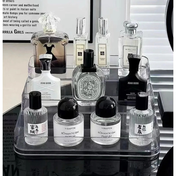 ✨Porta Maquiagem Organizador De Cosméticos Perfume Prateleira Multiuso 3 Andares