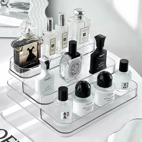 ✨Porta Maquiagem Organizador De Cosméticos Perfume Prateleira Multiuso 3 Andares