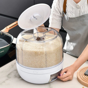 Organizador Giratório 360° para Alimentos – Selado, Prático e à Prova de Umidade