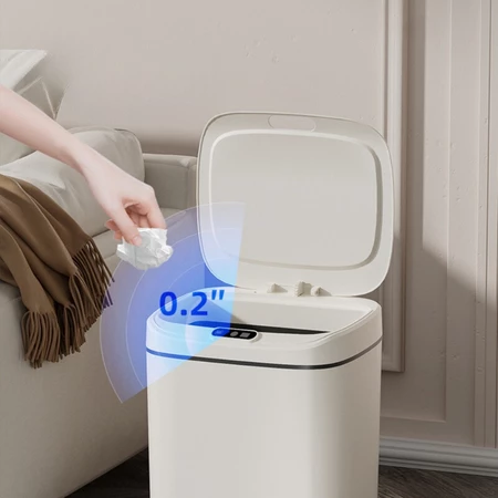 Abra a Tampa Sem Tocar com a Lixeira lixeira automática com sensor de movimento"