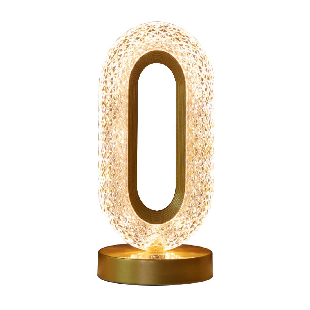 Luminária Oval de mesa luxuosa - casazinha