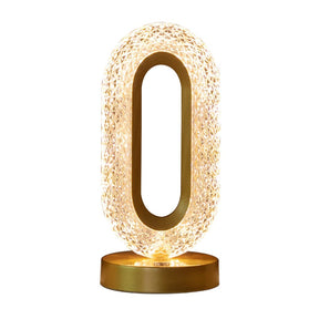 Luminária Oval de mesa luxuosa - casazinha