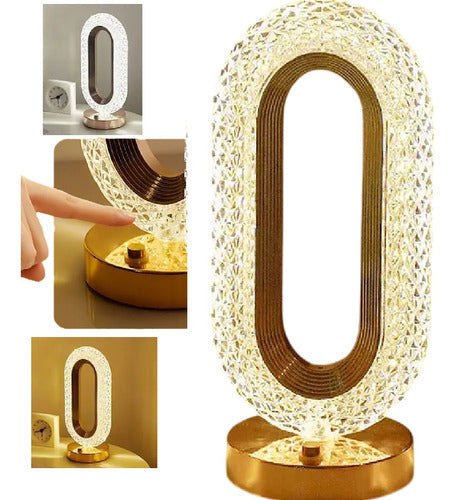 Luminária Oval de mesa luxuosa - casazinha