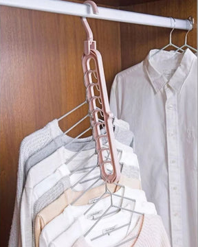 Cabide girátório organizador de guarda roupas