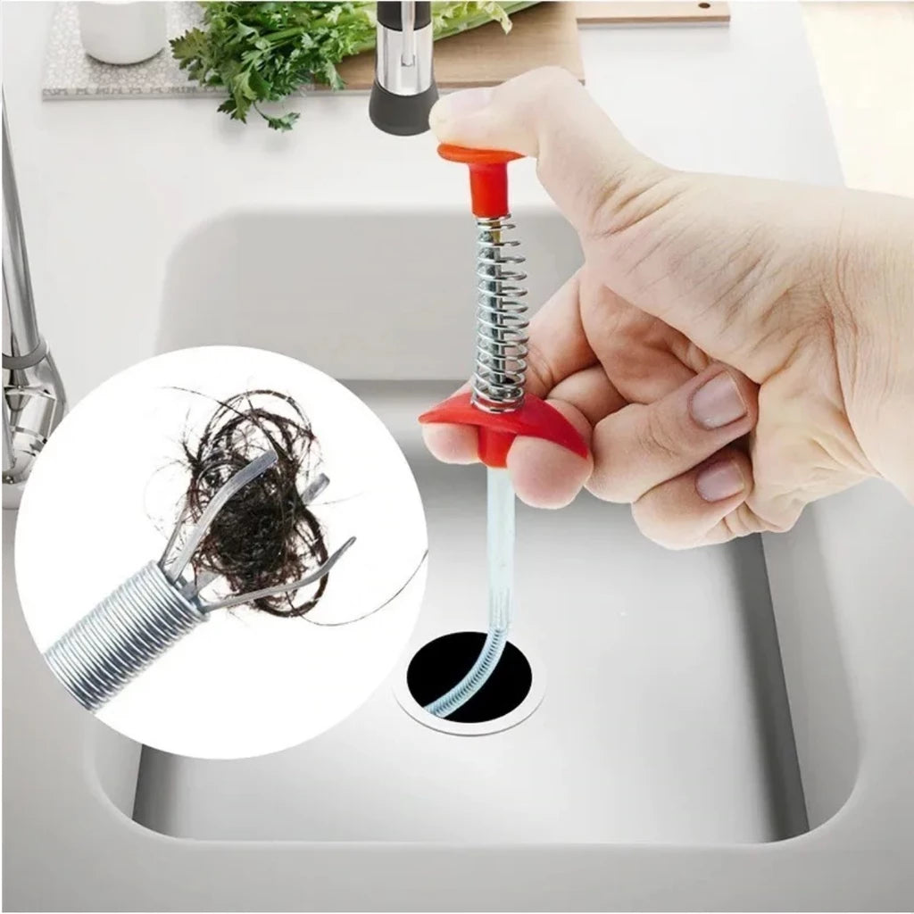 Vara de desentupir pias e ralos com garrinhas[Compre 1 Leve 2]