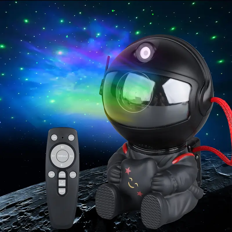 Luminária Projetora Mini Astronauta Céu Estrelado